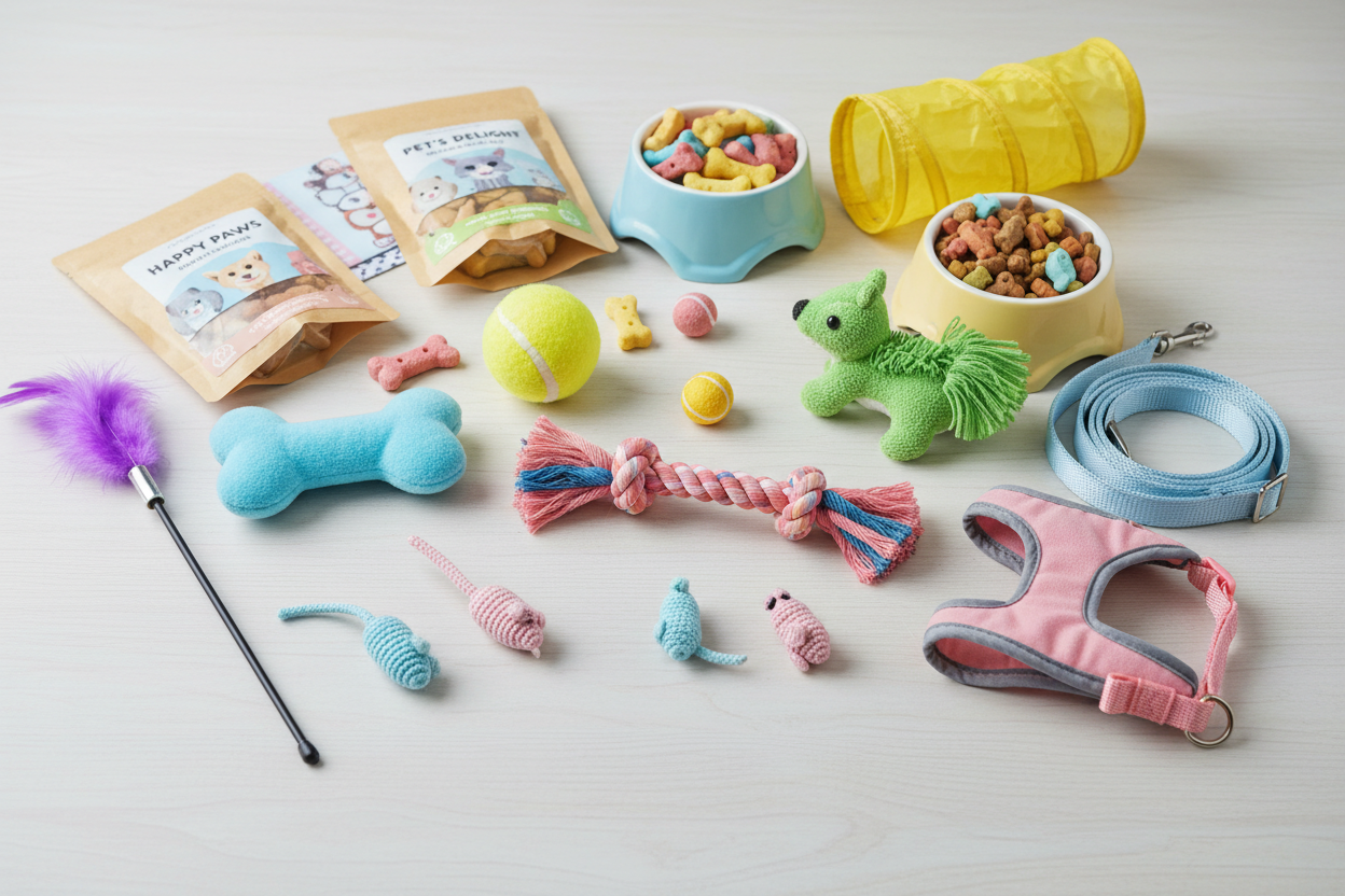 Pet supplies background image